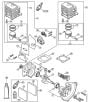 Genuine Stihl HT70 / A - Crankcase, Cylinder