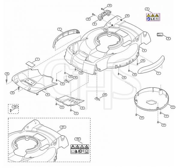 Genuine Stihl RM4.0 RT / B - Housing