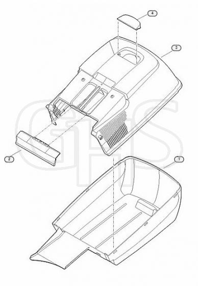 Genuine Stihl RMA253 / E - Grass catcher bag