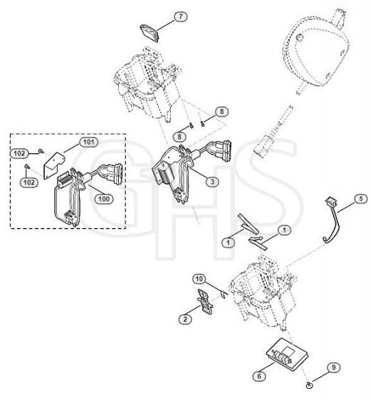 Genuine Stihl RMA339 / E - Electric equipment