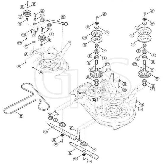 Genuine Stihl RT4112.0 S / L - Blade drive | GHS