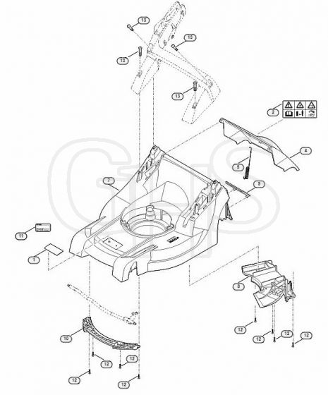 Genuine Stihl RMA443 C / B - Housing