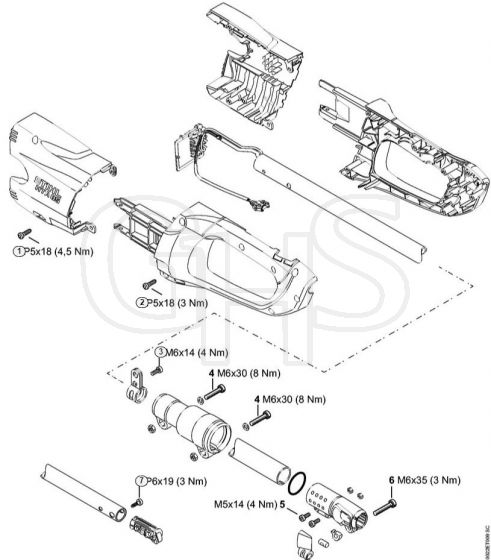 Genuine Stihl HTA65 / G - Tightening torques