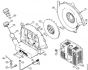 Genuine Stihl SR400 / E - Fan housing