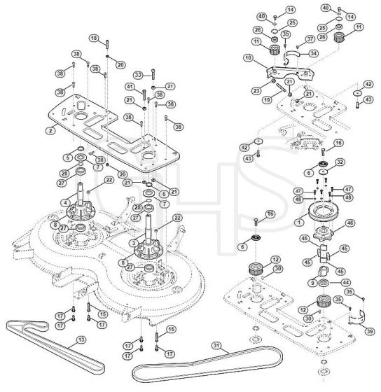 Genuine Stihl RT5112.0 Z / M - Blade drive