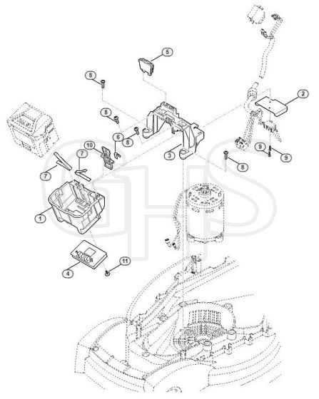 Genuine Stihl RMA235 / E - Electric equipment