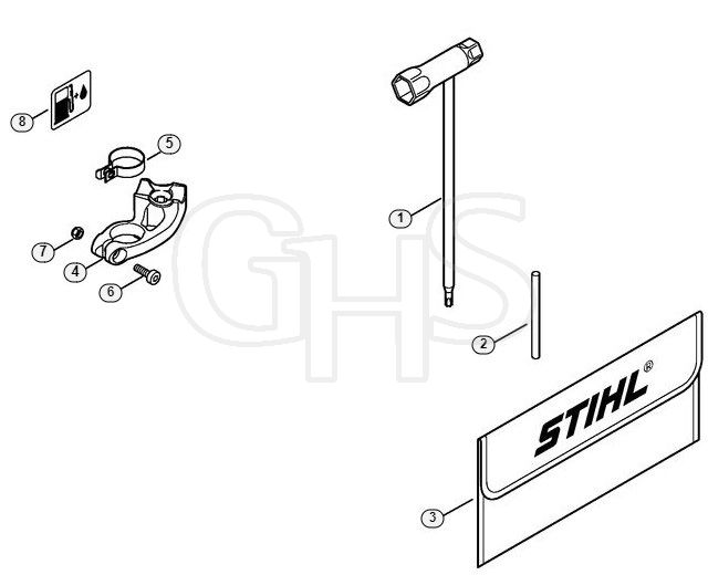 Genuine Stihl TS500i / M - Tools, Extras