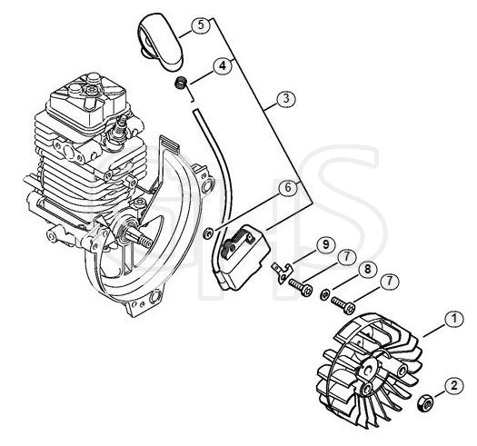 Genuine Stihl HT100 / E - Ignition system