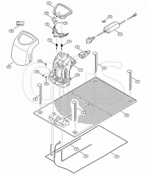 Genuine Stihl RMI422.1 / F - Docking station