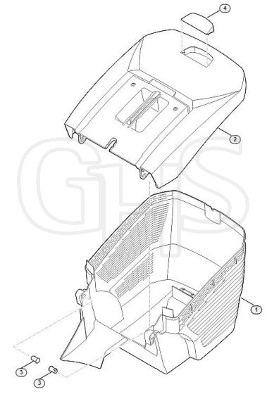 Genuine Stihl RMA448.0 TC / E - Grass catcher bag