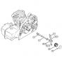 Genuine Stihl 025 / F - Oil pump