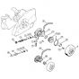 Genuine Stihl 026 / C - Oil pump