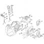 Genuine Stihl 032 AV / B - Pickup body, Muffler