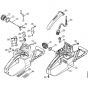 Genuine Stihl 036 / H - Tank housing