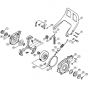 Genuine Stihl 036 QS / G - Clutch, Chain brake