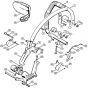 Genuine Stihl 090 AV / S - AV-Handle  X 13 281 004 (35.84)