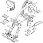 Genuine Stihl 090 / S - AV-Handle  X 13 281 004 (35.84)