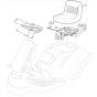 1228H - 2008 - 299991233/M08 - Mountfield Ride On Mower Seat Diagram