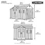 Lifetime 12.5x8ft Heavy Duty Plastic Garden Shed