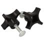 Lawnmower Handle Bar Nuts & Bolts, Pack of 2