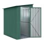 Globel 4x6ft Lean-To Metal Garden Shed - Heritage Green