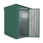 Globel 4x6ft Lean-To Metal Garden Shed - Heritage Green