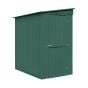 Globel 4x6ft Lean-To Metal Garden Shed - Heritage Green