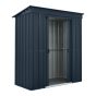 Globel 6x3ft Pent Metal Garden Shed -Anthracite Grey