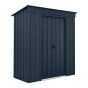 Globel 6x3ft Pent Metal Garden Shed -Anthracite Grey