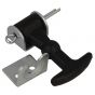 Universal Single Rubber Bonnet Catch (2") With Small Metal Latch