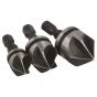 Genuine Bluespot Countersink Bit Set, 3 Piece