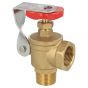 Brass Angle Gate Valve/Tap (1" Bsp Male/Female) - ONLY 1 LEFT