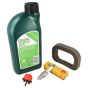 Mountfield RS100 Engine Service Kit (Air Filter, Primer, Oil, Spark Plug)