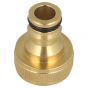 Brass Tap Hose Connector, 3/4" BSP Female