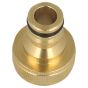 Brass Tap Hose Connector, 3/4" BSP Female