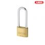 ABUS 55/40HB63 40mm Brass Padlock 63mm Long Shackle Carded - 35080