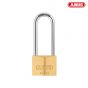 ABUS 65/40HB63 40mm Brass Padlock 60mm Long Shackle Carded - 9857