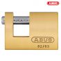 ABUS 82/63 63mm Monoblock Brass Shutter Padlock Carded - 33695