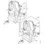 Genuine Stihl ASA65 / D - Carrying system, Control unit