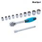 BlueSpot Socket Set of 12 Metric 3/8in Drive - 1502