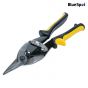 BlueSpot Yellow Aviation Snips Straight Cut 250mm - 9301