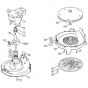 Genuine Stihl BG17 / A - Crankcase