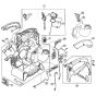 Genuine Stihl BG46 DZ / E - Fan housing inside BG 46