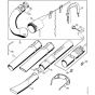 Genuine Stihl BG55 / O - Nozzle, Vacuum attachment