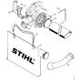 Genuine Stihl BG72 / G - Vacuum attachment