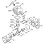 Genuine Stihl BR340 / A - Crankcase, Cylinder