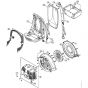 Genuine Stihl BR430 / J - Fan Housing, Shroud, Backplate