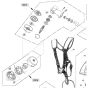 Cobra BC260C - Loop Handle Straight Shaft Main Diagram