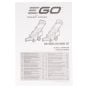 Genuine EGO LM1900E Owners Manual - ONLY 1 LEFT