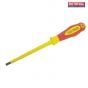 VDE Screwdriver Soft-Grip Parallel Slotted Tip 6.5 x 150mm